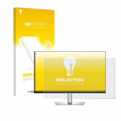 Front side of a product packaging with the brand logo upscreen. Next to it is the device Dell Professional P2425H shown with t