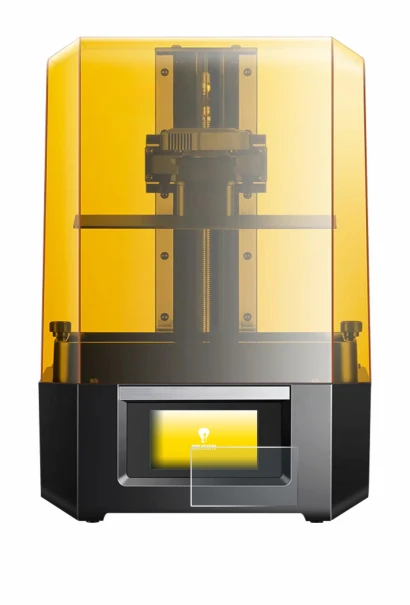 Image of the device Anycubic Photon Mono M5s with a wide variety of screen protectors.