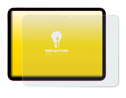 Image of the device Apple iPad 10.9" 2022 (10th Gen.) with a wide variety of screen protectors.