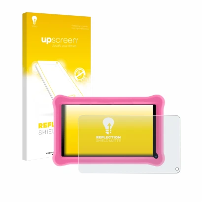 Front side of a product packaging with the brand logo upscreen. Next to it is the device Sannuo K708 7" shown with the corresp