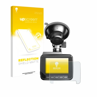 Front side of a product packaging with the brand logo upscreen. Next to it is the device Azdome IT-G63D shown with the corresp