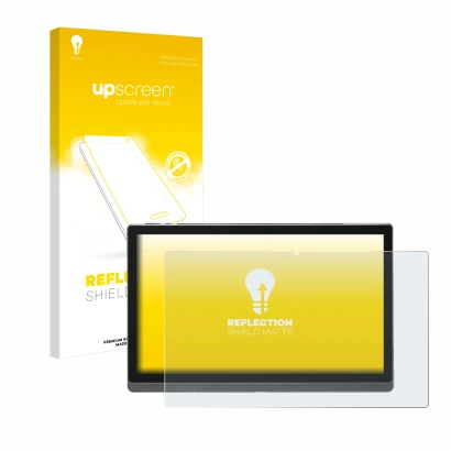 Front side of a product packaging with the brand logo upscreen. Next to it is the device Mesawo MES-B1 14.1" shown with the co