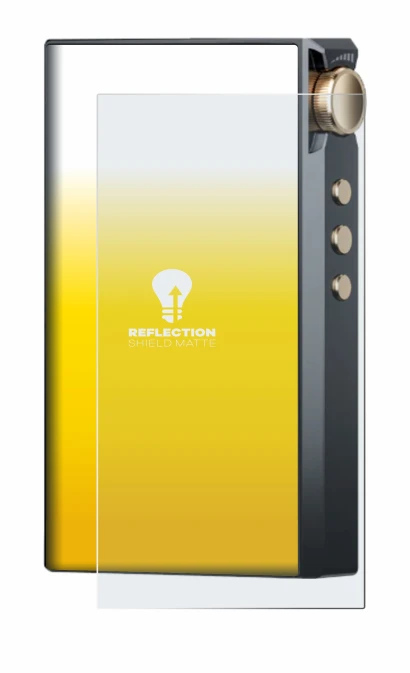 Image of the device Cayin N3-Ultra with a wide variety of screen protectors.