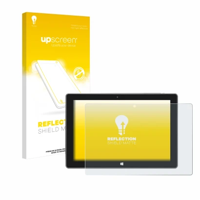 Front side of a product packaging with the brand logo upscreen. Next to it is the device SZTPS Tablet 10.1" shown with the cor