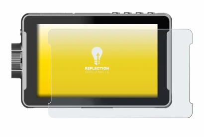 Image of the device Viltrox DC-550 Pro with a wide variety of screen protectors.