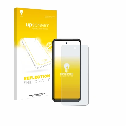 Front side of a product packaging with the brand logo upscreen. Next to it is the device Ulefone Armor 25T Pro shown with the