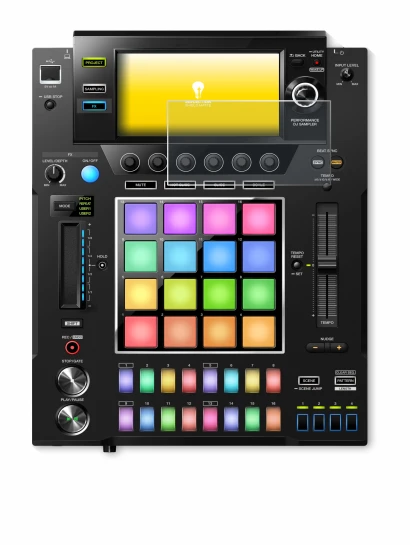Image of the device Pioneer DJS -1000 with a wide variety of screen protectors.