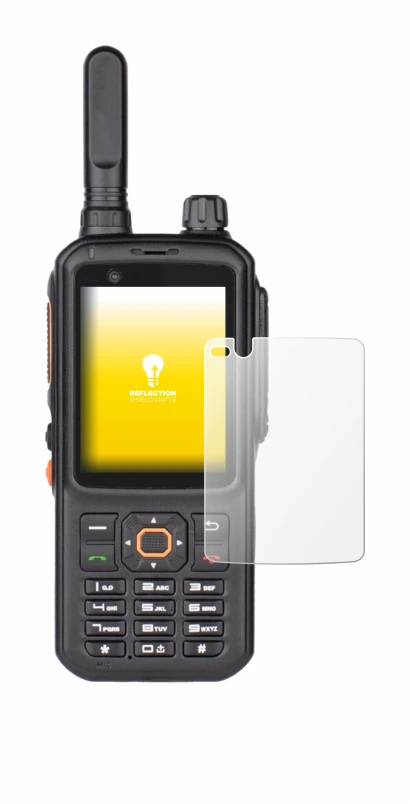 Image of the device Inrico T320 with a wide variety of screen protectors.