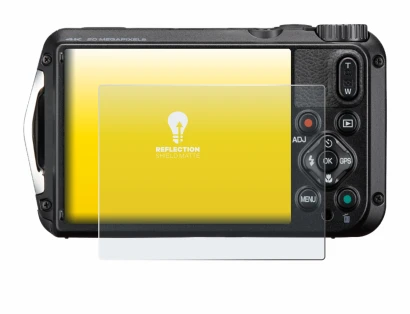 Image of the device Ricoh Pentax WG-8 with a wide variety of screen protectors.