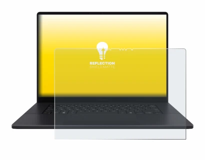 Image of the device ASUS ProArt P16 with a wide variety of screen protectors.