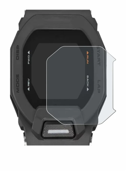 Image of the device Casio G-Shock GBD-200 with a wide variety of screen protectors.