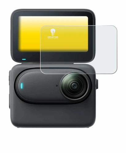 Image of the device Insta360 Go 3S with a wide variety of screen protectors.