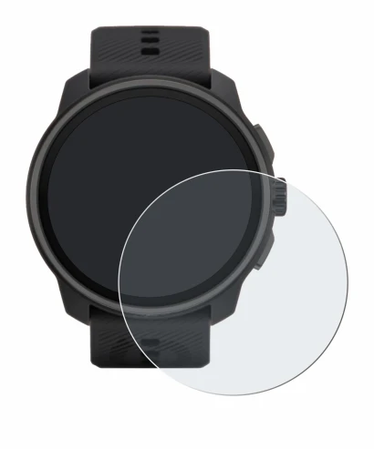 Image of the device Suunto Race S with a wide variety of screen protectors.
