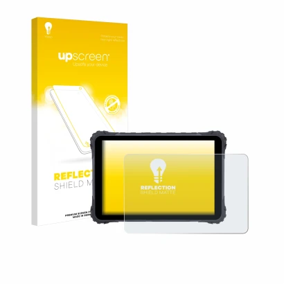 Front side of a product packaging with the brand logo upscreen. Next to it is the device Topicon MDT865 shown with the corresp