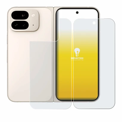 Image of the device Google Pixel 9 Pro Fold (Front+Back) with a wide variety of screen protectors.