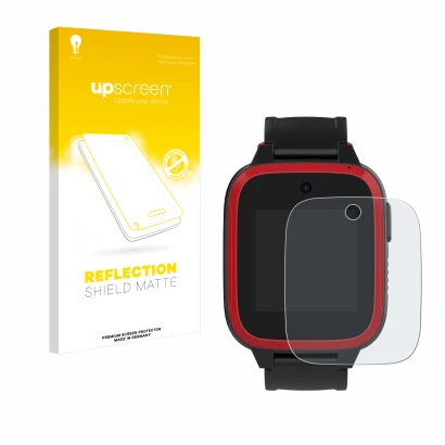 Front side of a product packaging with the brand logo upscreen. Next to it is the device Xplora Let's Go shown with the corres