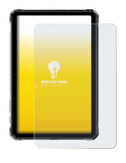 Image of the device Doogee R10 with a wide variety of screen protectors.