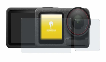 Image of the device DJI Osmo Action 5 Pro (case-friendly) with a wide variety of screen protectors.