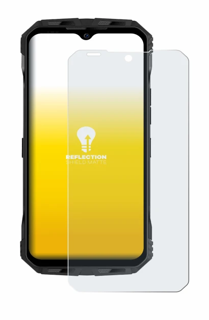 Image of the device Doogee V Max Plus with a wide variety of screen protectors.