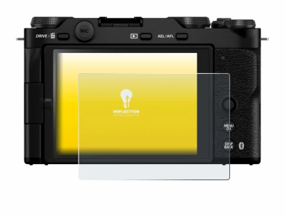 Image of the device Fujifilm X-M5 with a wide variety of screen protectors.