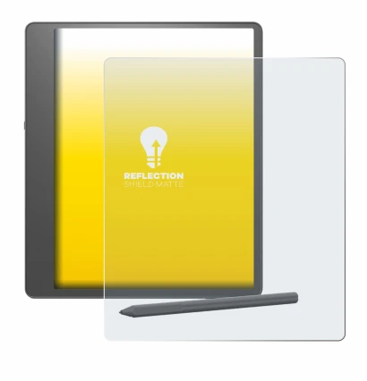 Image of the device Amazon Kindle Scribe 2024 with a wide variety of screen protectors.