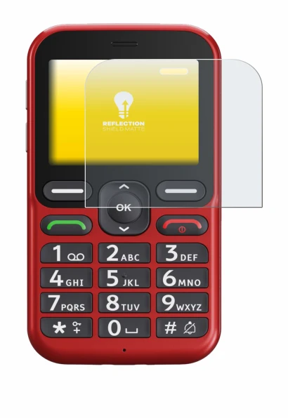 Image of the device Doro Leva L10 with a wide variety of screen protectors.