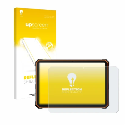Front side of a product packaging with the brand logo upscreen. Next to it is the device Blackview Active 10 Pro 10.95" shown 