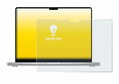 Image of the device Apple MacBook Pro 14" M4 2024 with a wide variety of screen protectors.