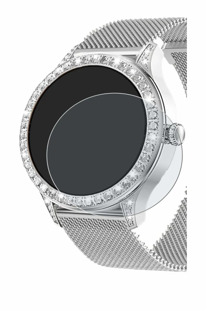 Image of the device Powerwill Smartwatch 1.27" with a wide variety of screen protectors.