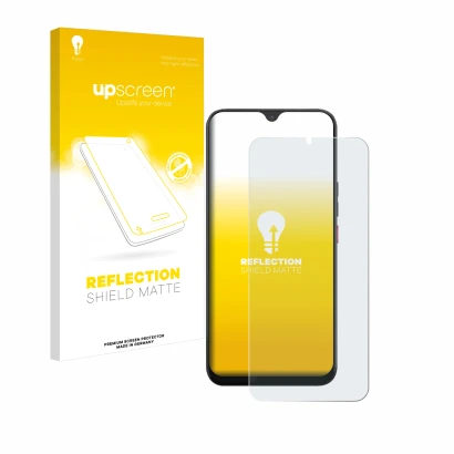 Front side of a product packaging with the brand logo upscreen. Next to it is the device Volla Phone 22 shown with the corresp