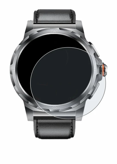 Image of the device LIGE SML6-R-E 1.43" with a wide variety of screen protectors.