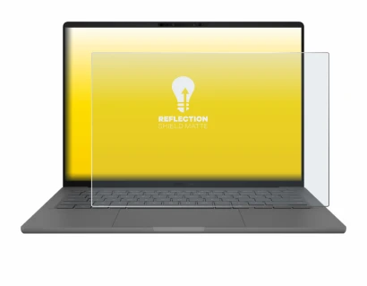 Image of the device ASUS ZenBook A14 UX3407 with a wide variety of screen protectors.