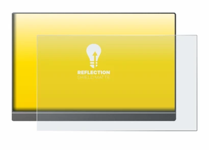 Image of the device Arzopa Z1FC 16.1" with a wide variety of screen protectors.