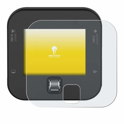 Image of the device ISDT Q6 Retro with a wide variety of screen protectors.
