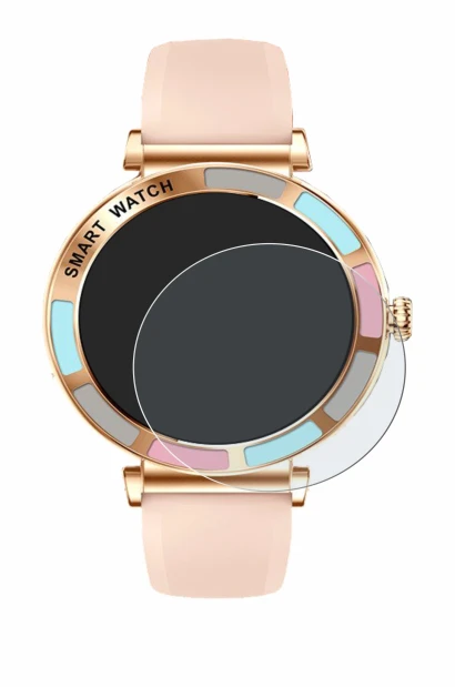 Image of the device Braidol Smartwatch 1.27" with a wide variety of screen protectors.
