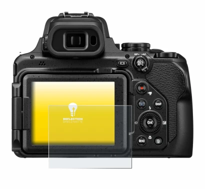 Image of the device Nikon Coolpix P1100 with a wide variety of screen protectors.
