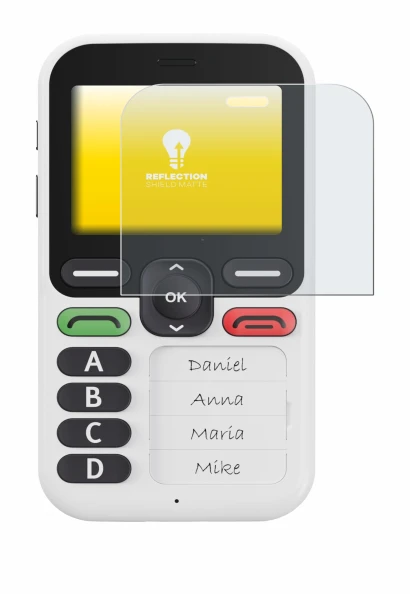 Image of the device Doro Leva X10 with a wide variety of screen protectors.