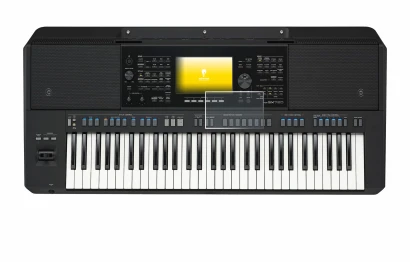 Image of the device Yamaha PSR-SX720 with a wide variety of screen protectors.