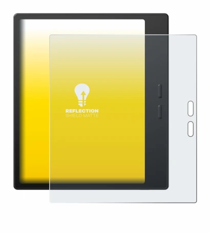 Image of the device Boox Go 7 with a wide variety of screen protectors.