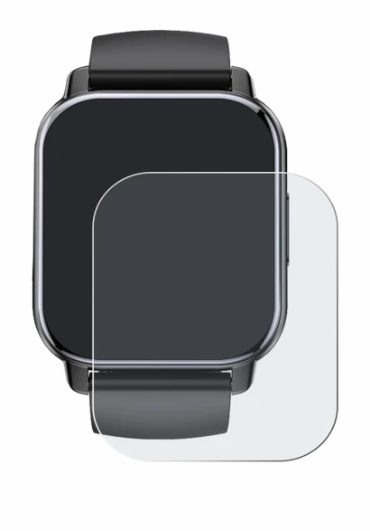 Image of the device Poounur T80 1.95" with a wide variety of screen protectors.