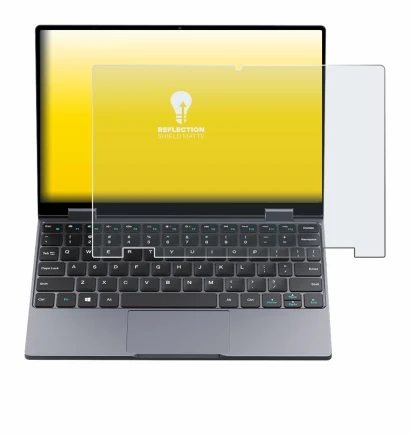 Image of the device Chuwi MiniBook X N150 with a wide variety of screen protectors.