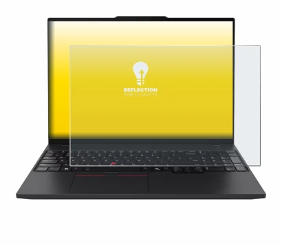 Image of the device Lenovo ThinkPad P16s Gen 4 with a wide variety of screen protectors.