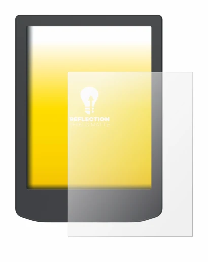 Image of the device PocketBook Verse Lite with a wide variety of screen protectors.