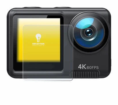 Image of the device Wolfang GA420 with a wide variety of screen protectors.