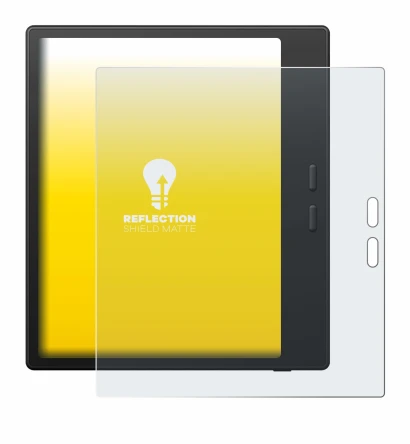 Image of the device Boox Go Color 7 Gen II with a wide variety of screen protectors.