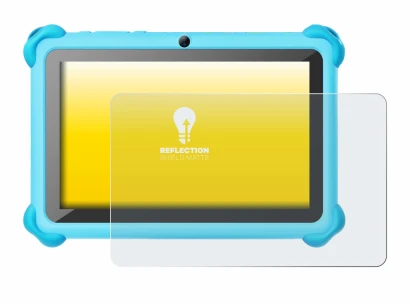Image of the device zcobro KIDS710 7" with a wide variety of screen protectors.