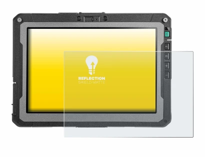 Image of the device Getac ZX10 G2 with a wide variety of screen protectors.