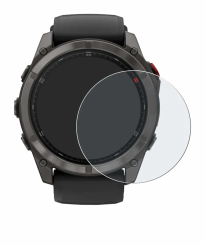 Image of the device Garmin Fenix 8 Pro MicroLED (51 mm) with a wide variety of screen protectors.