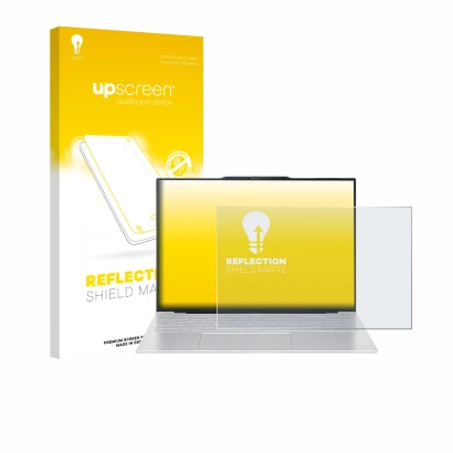 Front side of a product packaging with the brand logo upscreen. Next to it is the device Acer Swift Air 16 shown with the corr