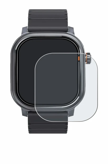 Image of the device Kospet Pulse with a wide variety of screen protectors.